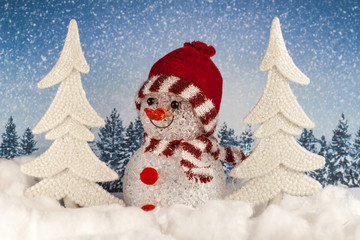 Christmas toy snowman 