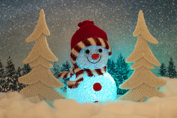 Christmas toy snowman 