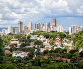 Sao Paulo, Brazil - December 20, 2016. View of Perdizes neighbourhood, A wealthy and wooded area in...