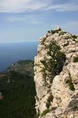Fototapeta na wymiar Hiking the Ruta de Pedra en Seco (GR221), Mallorca, Spain