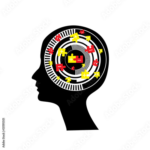 "Thinking symbol, vector clip art" Stock photo and royalty-free images on Fotolia.com - Pic
