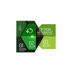 Infographic banner layouts