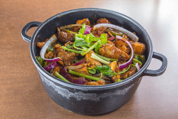 chicken hot pot