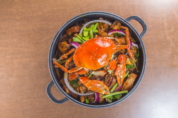 crab hot pot