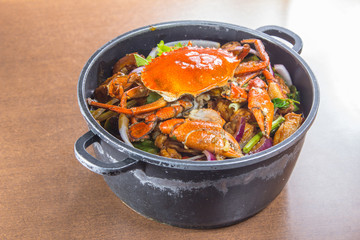 crab hot pot