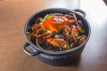 crab hot pot