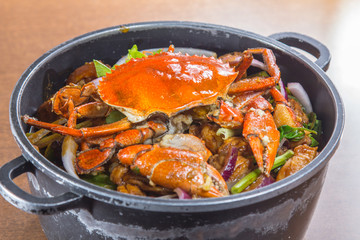 crab hot pot