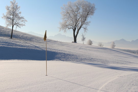Golfparadies im Winter
