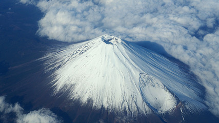 Top view of Mt. Fuji . © gnepphoto