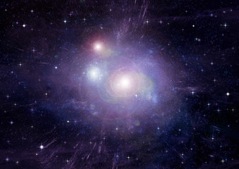 Fototapeta premium Stars, dust and gas nebula