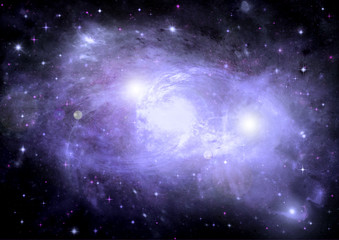 Fototapeta na wymiar Stars, dust and gas nebula