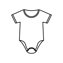 baby clothes isolated icon vector illustration design