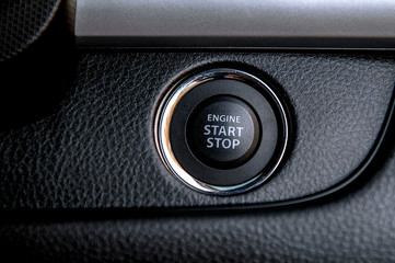 Engine start button.