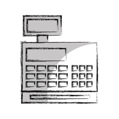 machine register isolated icon vector illustration design