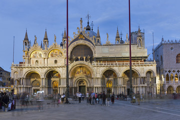 Piazza San Marco and Cathedral in Venice, Italy.