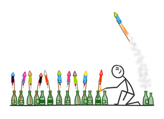 sm feuerwerk machen II