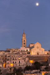 Fototapeta premium Ancient town of Matera at sunset