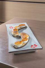 baked banana mashumaro dessert