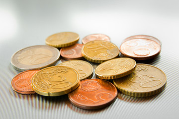 Euro coins