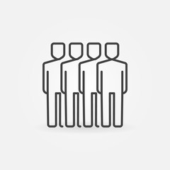Team line icon