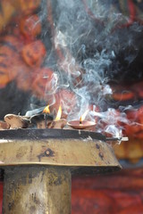 encens et flamme