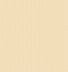 Golden seamless geometric pattern. Zigzags formed by dots. Swatch is included in vector file.