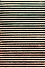 Striped steel background. metal textured wall.