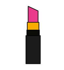 make-up lipstick isolated icon vector illustration design