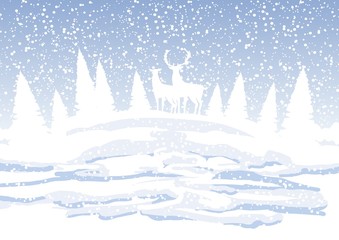 Happy New Year holiday. Vector paper art illustration