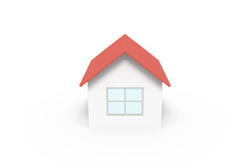 House, Home Isolated on White