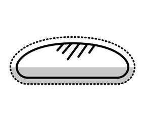 bread delicious isolated icon vector illustration design