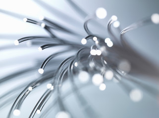 Bundle of fibre optic cables