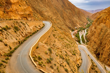 Way above the Gorges du Dades in Morocco.