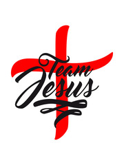 Cross symbol team crew friends jesus christ cool logo design