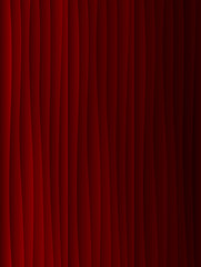 red texture. Wavy background. Interior wall decoration.