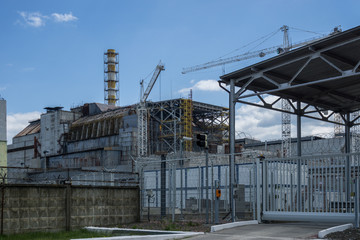 Chernobyl reactor, Exclusive last photo before the arch will be installed in a place