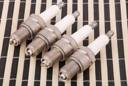 Four new spark plugs
