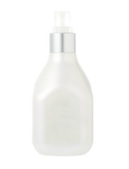 Spray head bottle of cream for cosmetic skin care