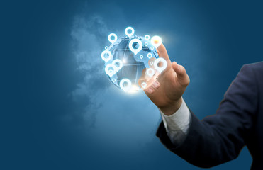 Places on the globe for business.