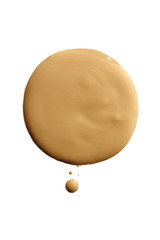 Make up base foundation drop on background