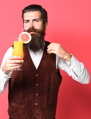 Fototapeta premium serious handsome bearded man