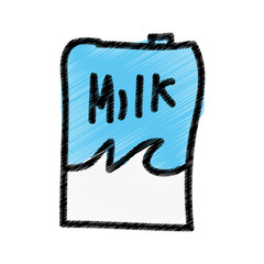 milk box isolated icon vector illustration design