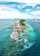 Fotobehang Bahamas Nassau Caribbean Sea sky Beautiful landscape © LiliGraphie