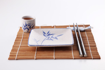 japanese empty plate