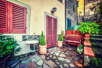 picturesque corner in Montecatini