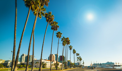 San Diego seafront on a sunny day - obrazy, fototapety, plakaty