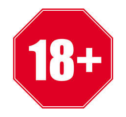 Only 18+ vector 21+