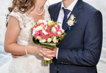 Obraz na płótnie Canvas Wedding bouquet of the bride