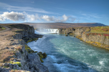 Fototapeta na wymiar Godafoss Waterfalls, Iceland