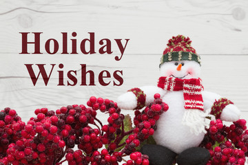 Old fashion Christmas greeting